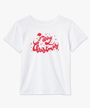 Tee-shirt femme à manches courtes spécial Noël vue4 - GEMO(FEMME PAP) - GEMO
