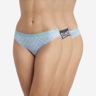 Culottes confort en coton stretch femme (lot de 3) - Les Pockets Dim vue2 - DIM - GEMO