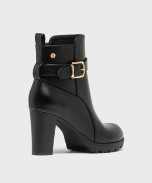 Bottines fourrées à talon haut avec bride cheville femme - Valentina Baldano vue10 - VALENTINA BALDA - GEMO