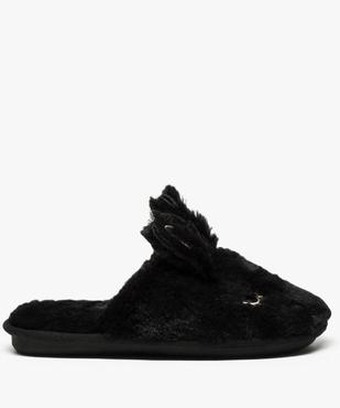 Mules d'intérieur femme avec broderie lapin vue1 - GEMO(HOMWR FEM) - GEMO
