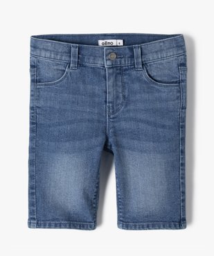 Bermuda fille en denim coupe slim vue1 - GEMO 4G FILLE - GEMO