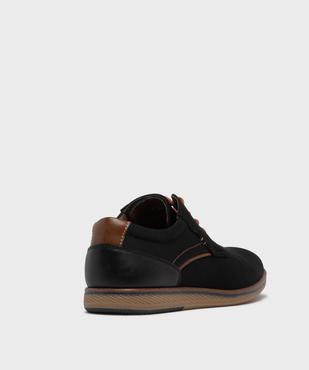 Derbies bicolores à semelle sport homme  vue5 - MARIO BALDANO - GEMO
