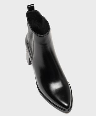 Boots santiags à talon et bout pointu femme vue5 - FOLLOW ME G4G - GEMO