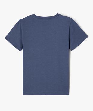 Tee-shirt à manches courtes en coton uni garçon vue3 - GEMO (ENFANT) - GEMO