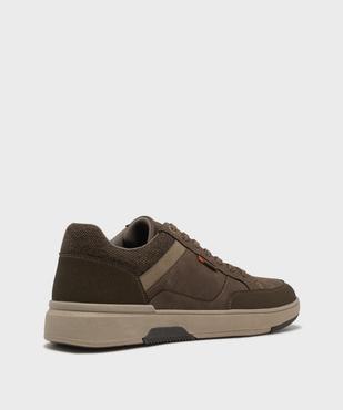 Baskets basses multimatières homme - Urban Steps vue4 - URBAN STEPS - GEMO