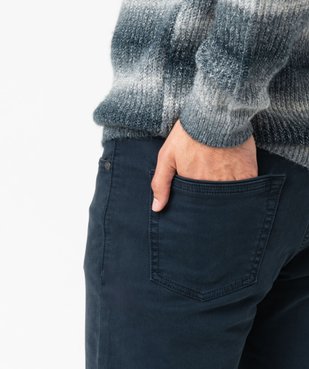 Pantalon slim stretch 5 poches homme vue2 - GEMO (HOMME) - GEMO
