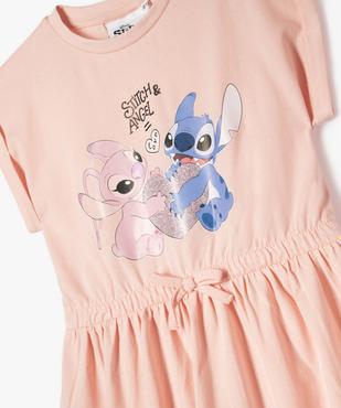 Robe tee-shirt avec motif Stitch fille - Disney vue2 - LILO & STITCH - GEMO