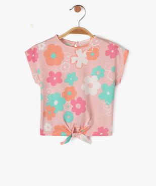 Tee-shirt à manches courtes loose imprimé bébé fille vue1 - GEMO(BEBE DEBT) - GEMO