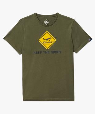 Tee-shirt manches courtes imprimé homme - Roadsign vue7 - ROADSIGN D - GEMO