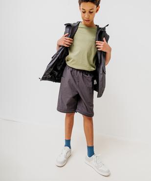 Pantalon loose transformable en short garçon vue6 - GEMO (JUNIOR) - GEMO