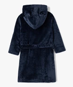 Robe de chambre en velours avec capuche garçon - LuluCastagnette vue5 - LULUCASTAGNETTE - GEMO