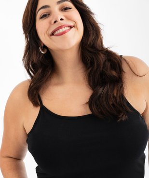 Débardeur femme grande taille uni à fines bretelles  vue6 - GEMO 4G GT - GEMO