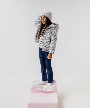 Jean flare taille ajustable en coton stretch fille vue5 - GEMO 4G FILLE - GEMO
