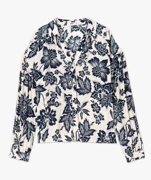 Chemise à motifs femme vue4 - GEMO(FEMME PAP) - GEMO