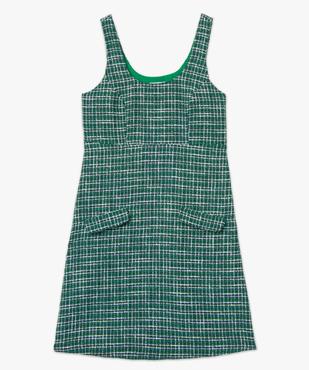 Robe femme sans manches aspect tweed vue4 - GEMO(FEMME PAP) - GEMO