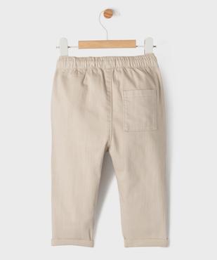 Pantalon en denim coloré bébé garçon vue7 - GEMO(BB COUCHE) - GEMO