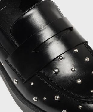Mocassins avec clous métalliques sur semelle plateforme femme - Follow Me vue6 - FOLLOW ME - GEMO