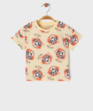 Tee-shirt manches courtes imprimé bébé garçon vue1 - GEMO 4G BEBE - GEMO