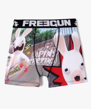 Boxer en microfibre imprimé Les Lapins Crétins garçon - Freegun vue1 - FREEGUN - GEMO