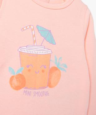 Pyjama 2 pièces avec motifs exotiques bébé fille vue2 - GEMO 4G BEBE - GEMO