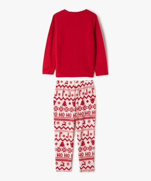 Pyjama de Noël en polaire imprimée à pompons enfant vue4 - GEMO (ENFANT) - GEMO