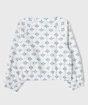 Blouson léger à motifs fleuris fille - LuluCastagnette vue4 - LULUCASTAGNETTE - GEMO