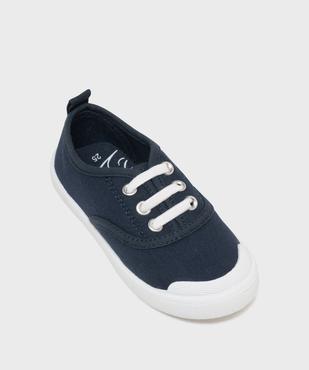 Tennis en toile à lacets élastiques garçon - 5 Miles vue5 - 5 MILES GEMO FOR GOOD - GEMO