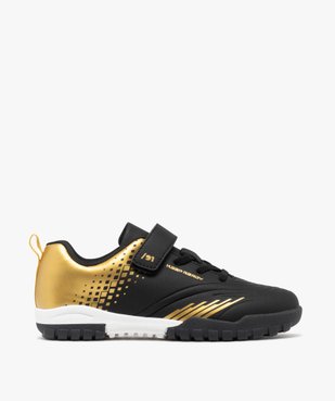 Chaussures de football bicolores avec fermeture scratch garçon vue1 - ATHLETIC - GEMO