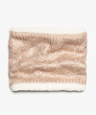 Echarpe snood fille avec paillettes et intérieur doublé vue1 - GEMO (ENFANT) - GEMO