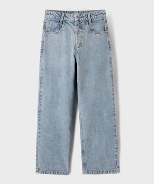 Jean baggy en coton délavé garçon vue1 - GEMO 4G GARCON - GEMO