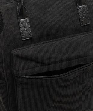 Sac à dos ordinateur en velours côtelé homme vue7 - GEMO (ACCESS) - GEMO