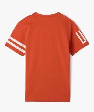 Tee-shirt à manches courtes avec logo XXL garçon - Camps United vue4 - CAMPS - GEMO