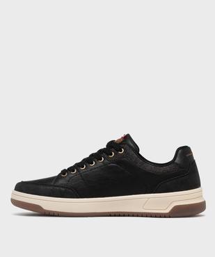 Baskets de ville avec col en denim homme - Urban Steps vue4 - URBAN STEPS - GEMO