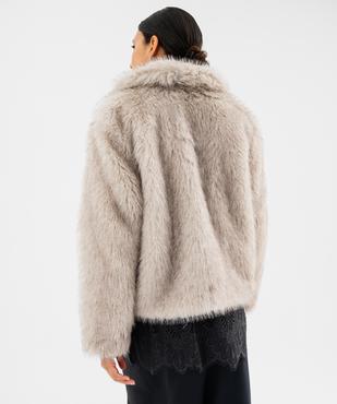 Manteau court fourrure imitation femme vue5 - GEMO(FEMME PAP) - GEMO