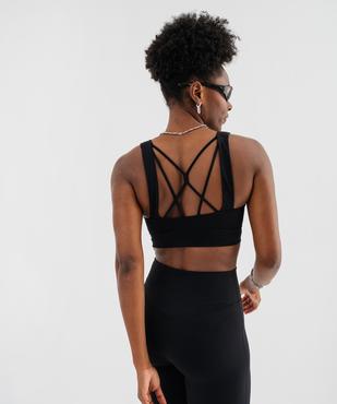 Brassière à larges bretelles avec dos travaillé vue3 - GEMO(HOMWR FEM) - GEMO
