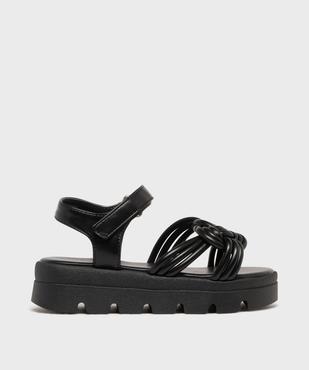 Sandale à épaisse semelle plateforme crantée fille vue1 - LOVELY WINGS - GEMO