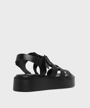 Sandales compensées multi-brides femme - 5 Miles vue4 - 5 MILES - GEMO