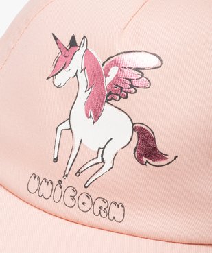 Casquette fille avec motif licorne scintillant vue3 - GEMO (ENFANT) - GEMO