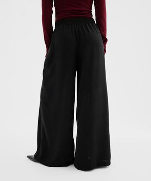 Pantalon palazzo fluide femme vue3 - GEMO(FEMME PAP) - GEMO