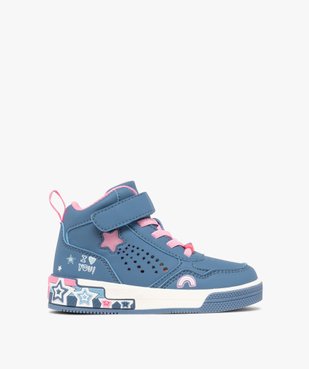 Baskets fille mid-cut étoile lumineuse et à semelle fantaisie  vue1 - LOVELY WINGS - GEMO