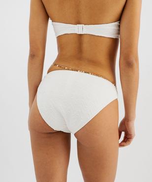 Bas de maillot de bain forme culotte femme vue2 - GEMO (PLAGE) - GEMO