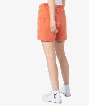 Short femme en maille avec ceinture élastiquée vue3 - GEMO(FEMME PAP) - GEMO