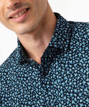 Chemise manches longues imprimée Regular fit homme vue2 - GEMO (HOMME) - GEMO