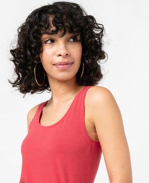 Débardeur à col rond femme vue2 - GEMO 4G FEMME - GEMO