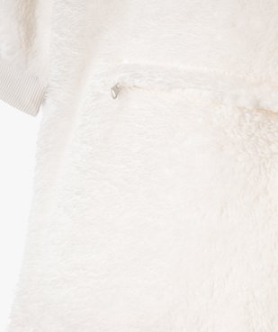 Hoodie en maille peluche enfant vue2 - GEMO (ENFANT) - GEMO