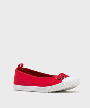Ballerines en toile avec bout renforcé femme vue3 - VALENTINA BALDA - GEMO