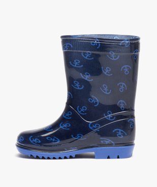 Bottes de pluie garçon imprimées ancre marine - One Piece vue3 - ONE PIECE - GEMO