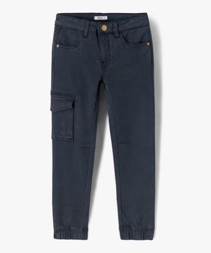 Pantalon cargo bas resserré garçon vue8 - GEMO (ENFANT) - GEMO