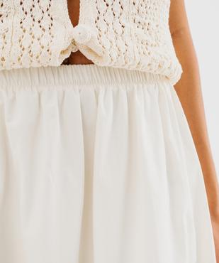 Jupe longue et ample en coton femme vue4 - GEMO(FEMME PAP) - GEMO