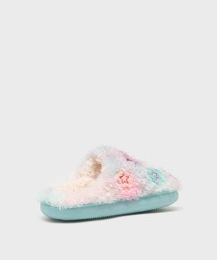 Chaussons mules fourrés à motifs étoiles fille - Catimini vue4 - CATIMINI - GEMO